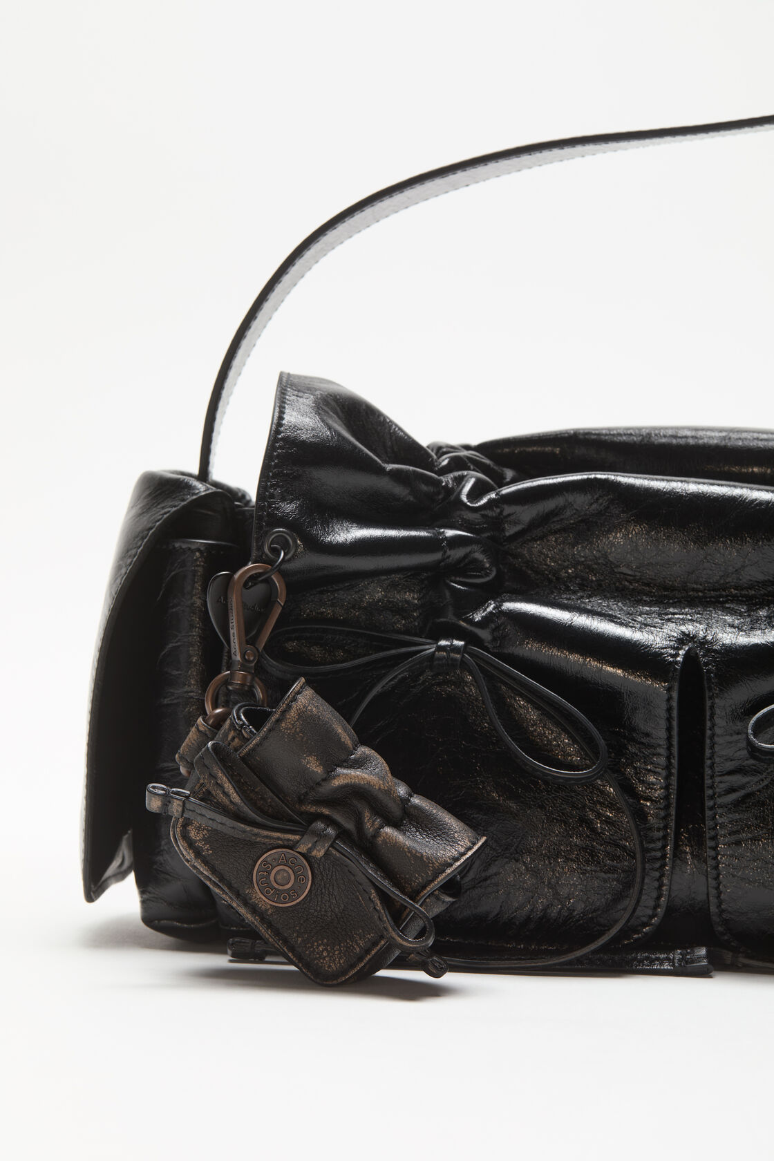 Multipocket headphones case, Dark brown/beige, 2000x