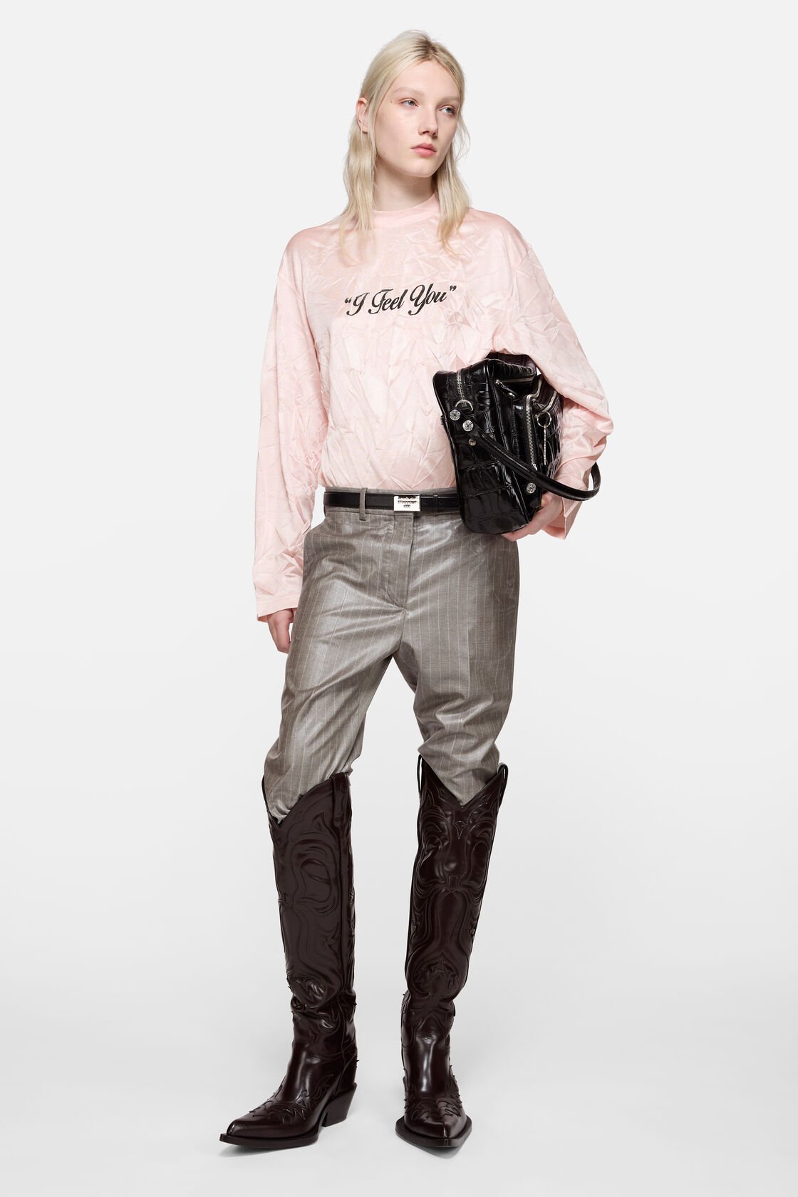 Graphic t-shirt - relaxed, Powder pink, 2000x