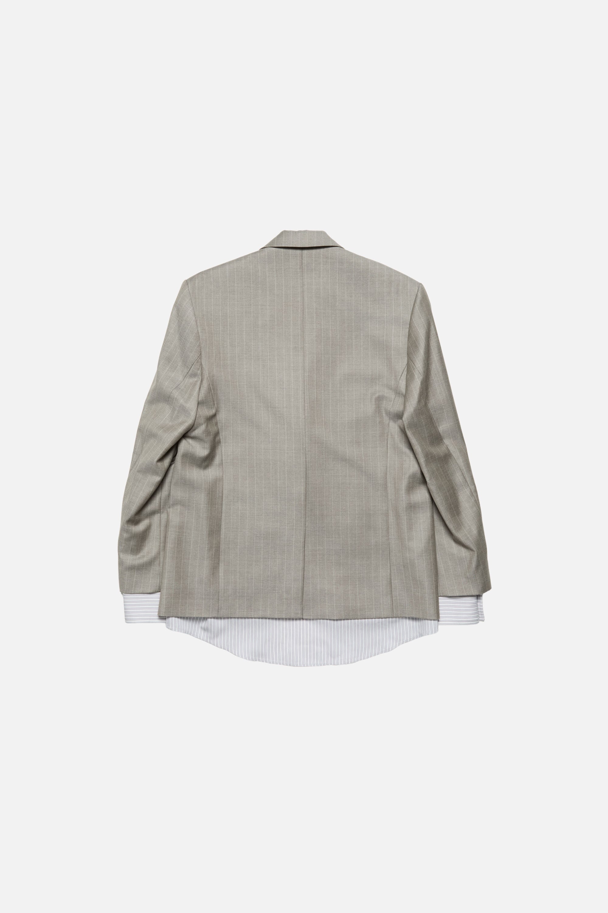 Acne Studios グレー ジャケット Acne Studios - ダブルブレストスーツジャケット - グレー