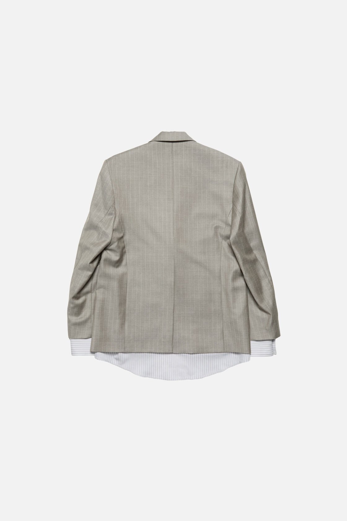 Layered suit jacket, Warm Grey, 2000x