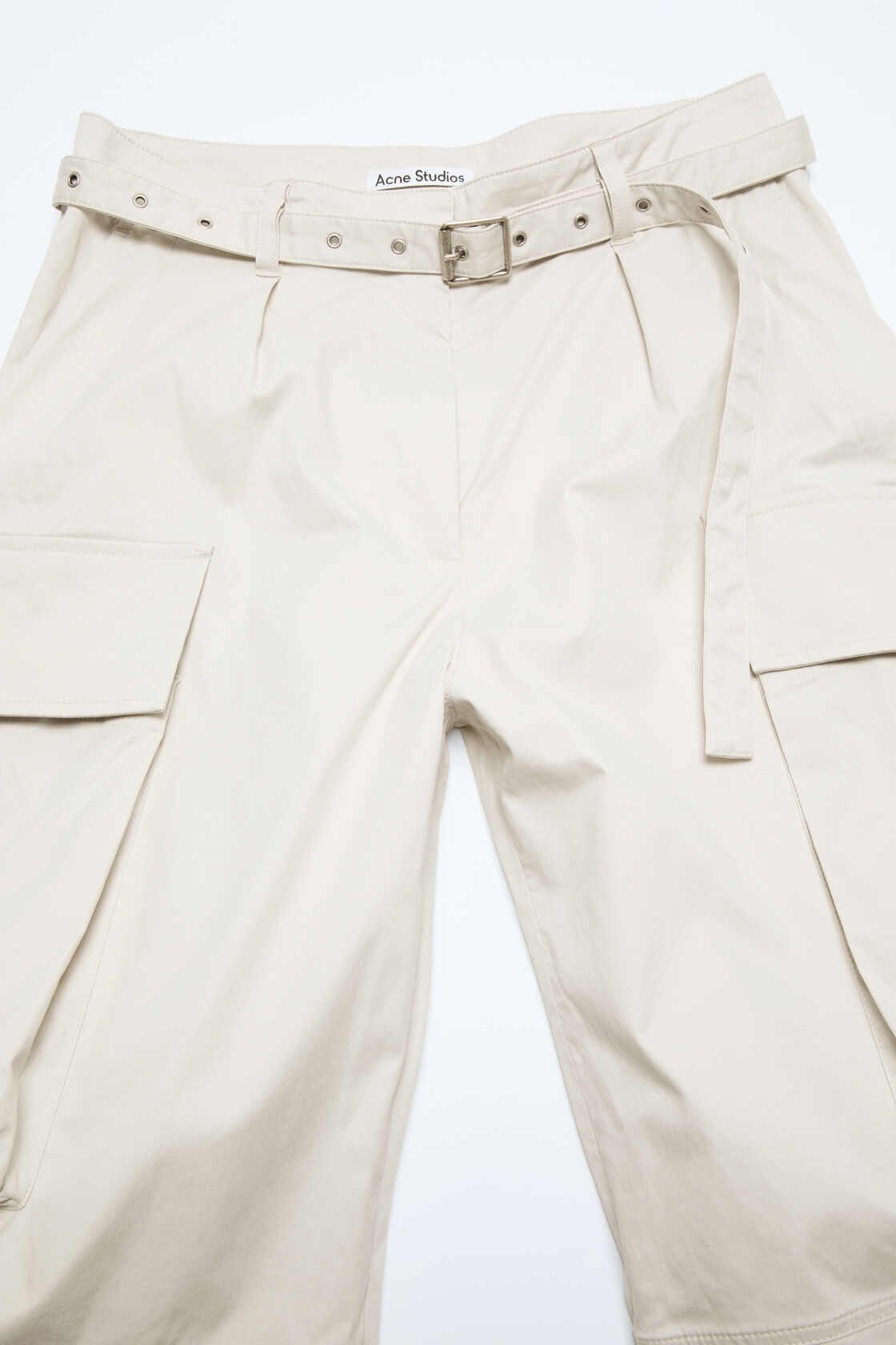 Cargo trousers with belt, Light grey, 2000x