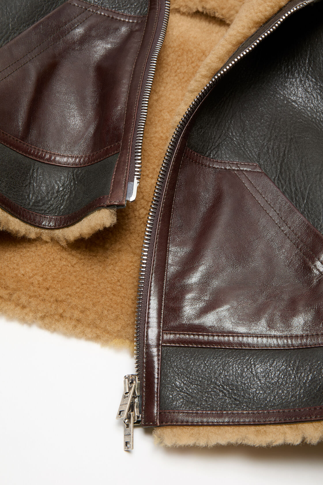 シアリングジャケット, ブラウン/ベージュ, 2000x