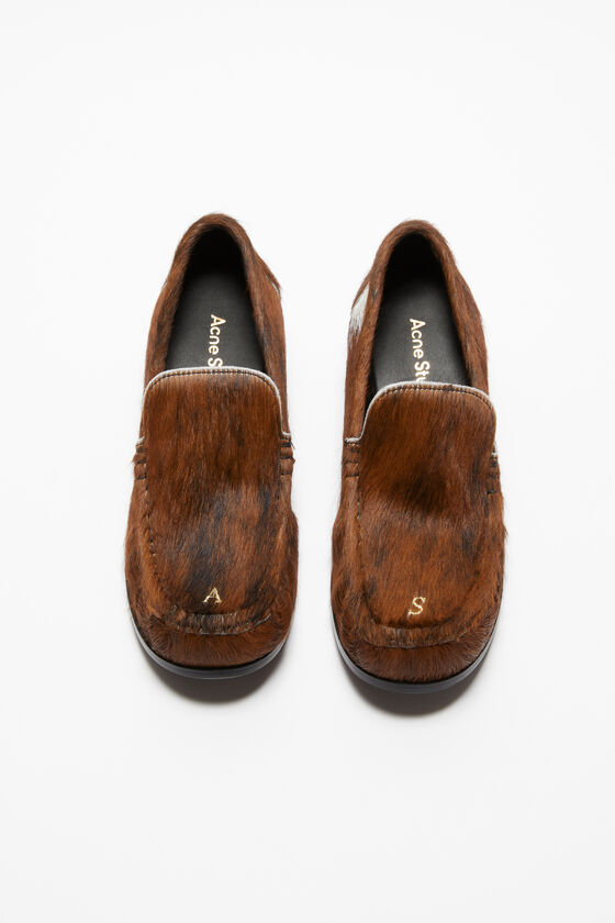 Acne Studios - Leather loafers - Multi brown