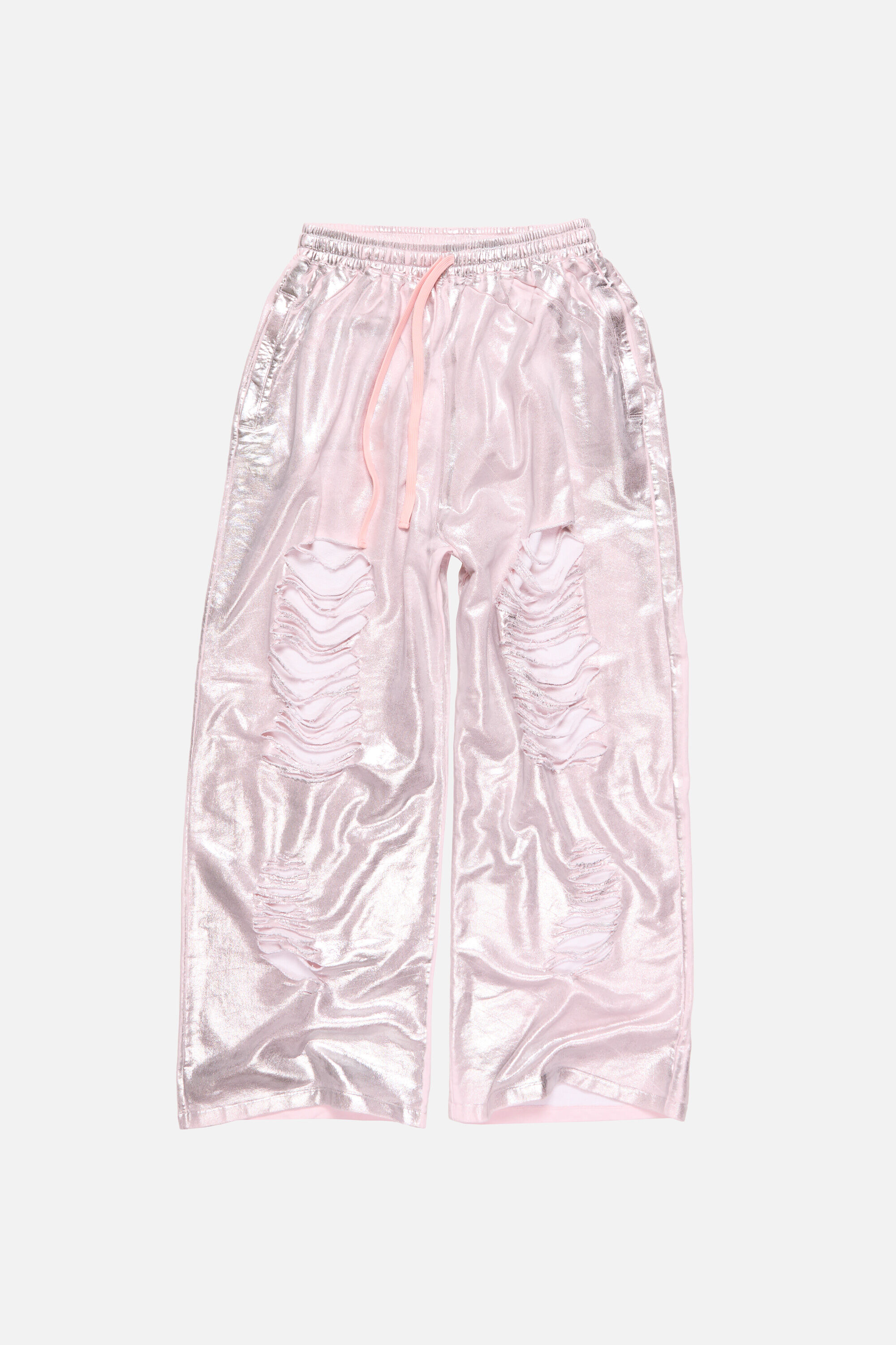 Acne Studios - Distressed sweatpants - Pearl pink