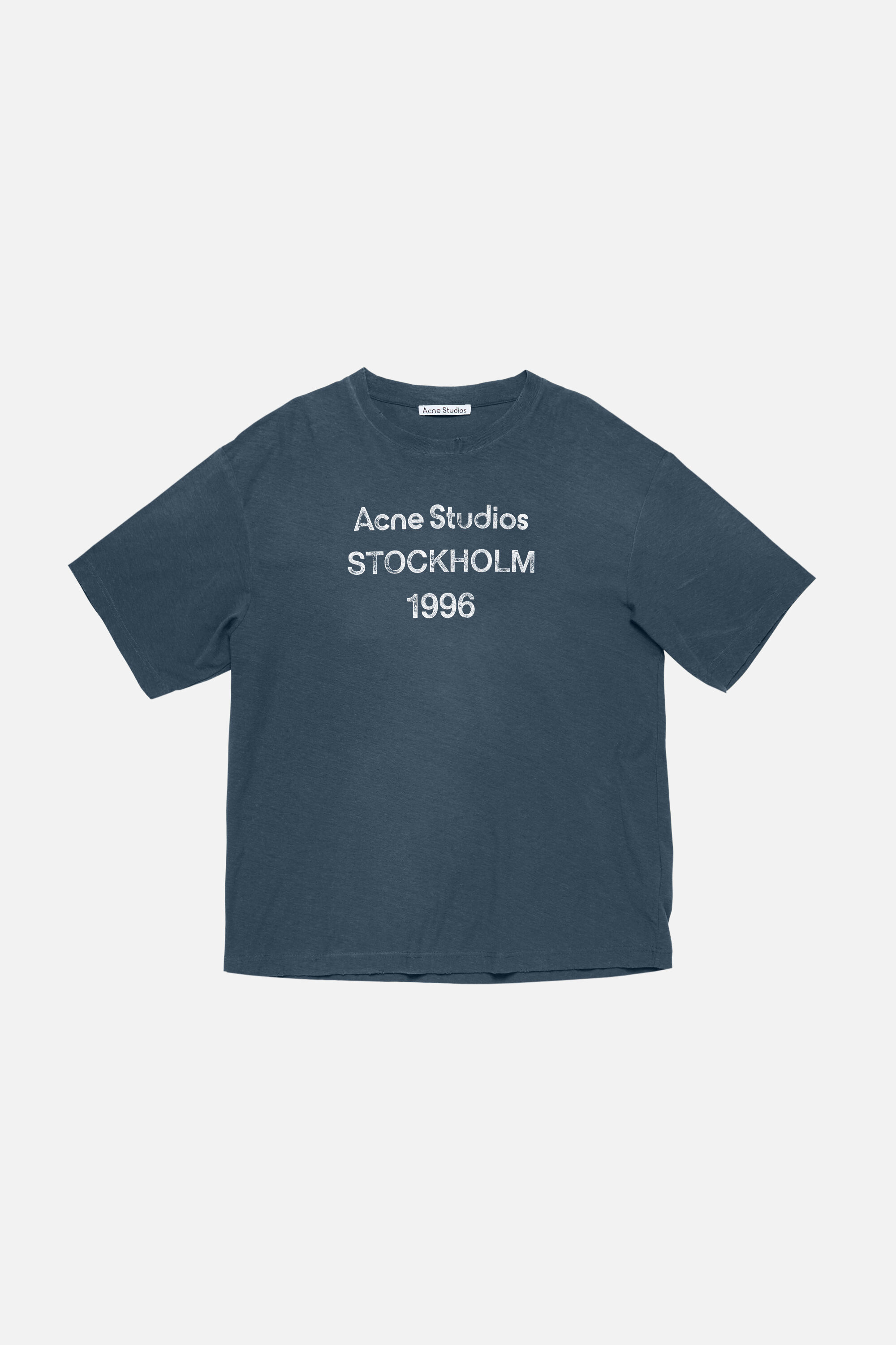 Acne Studios - Logo t-shirt - relaxed fit - Deep blue