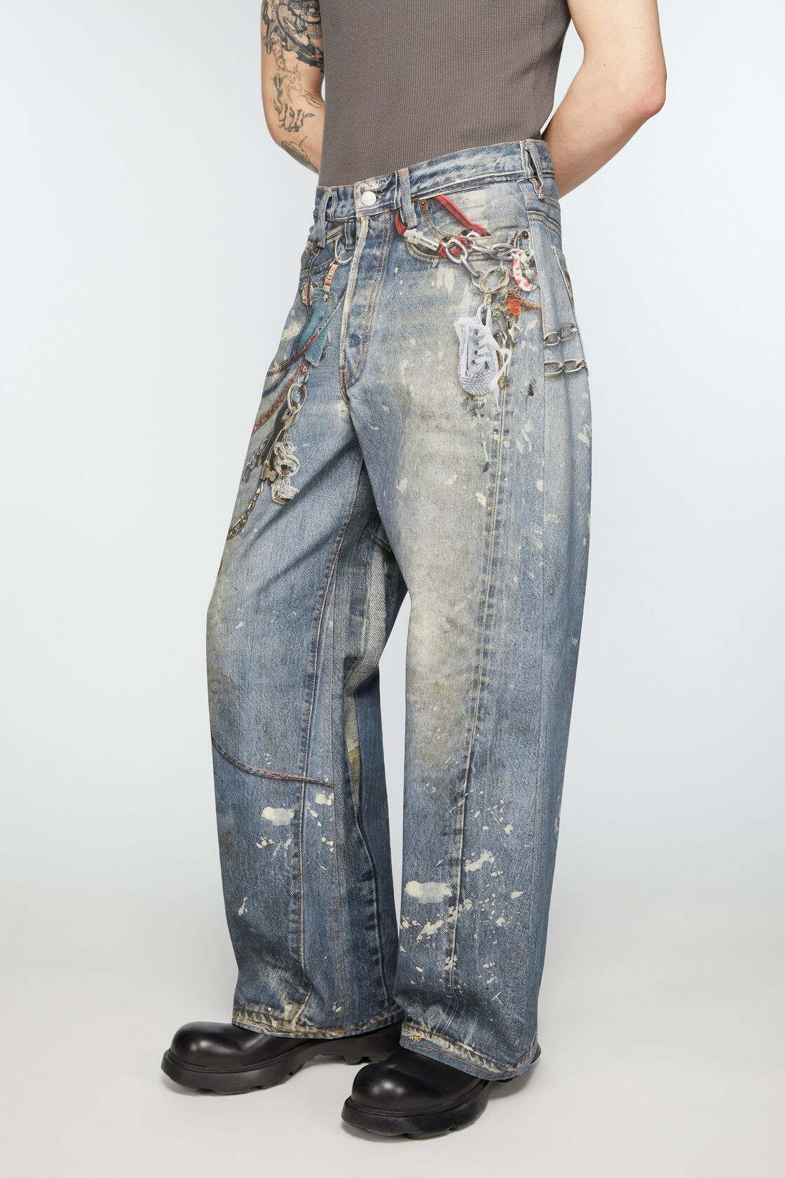 Loose fit trousers - 1981, Mid Blue, 2000x