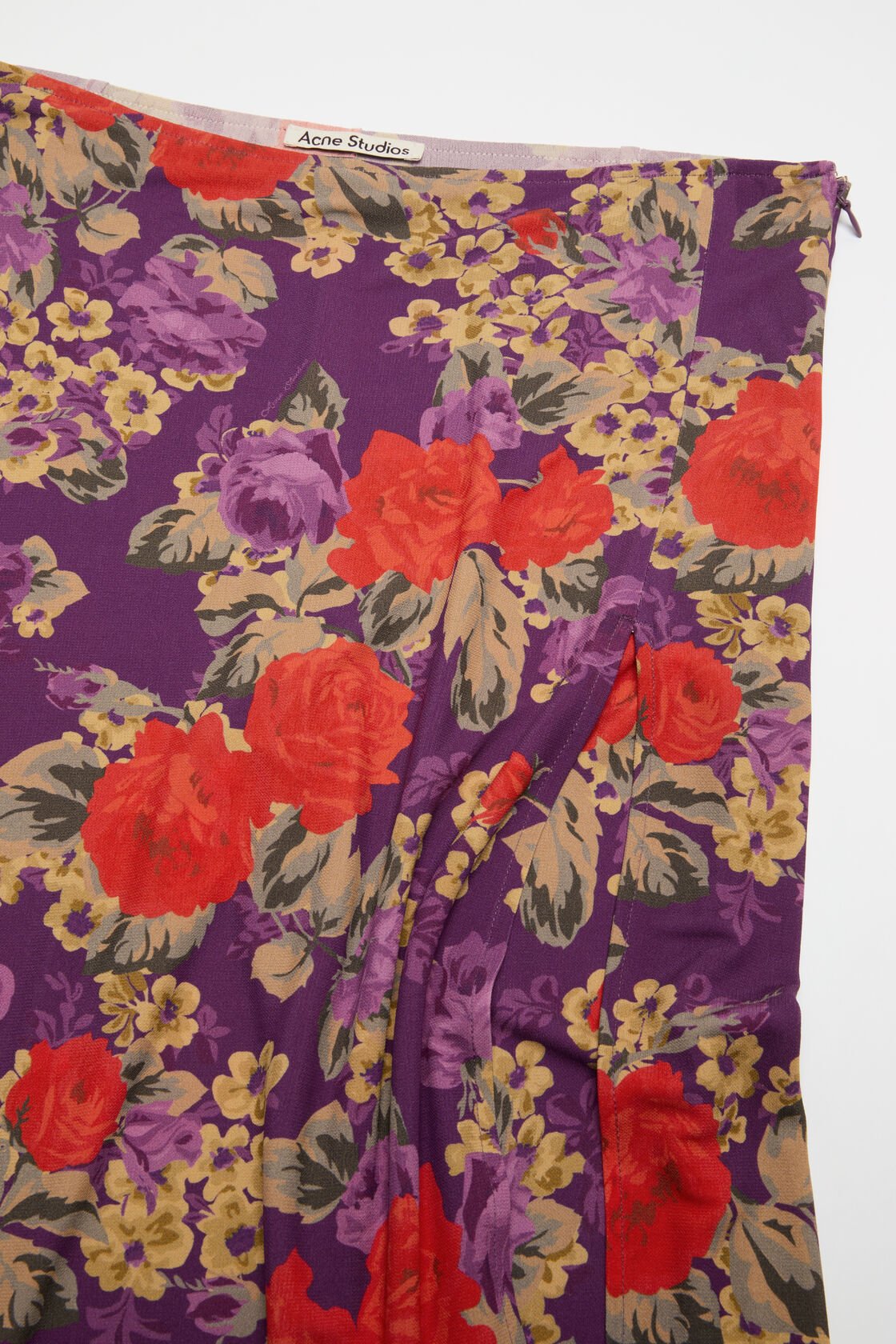 Layered midi skirt, Multi purple, 2000x