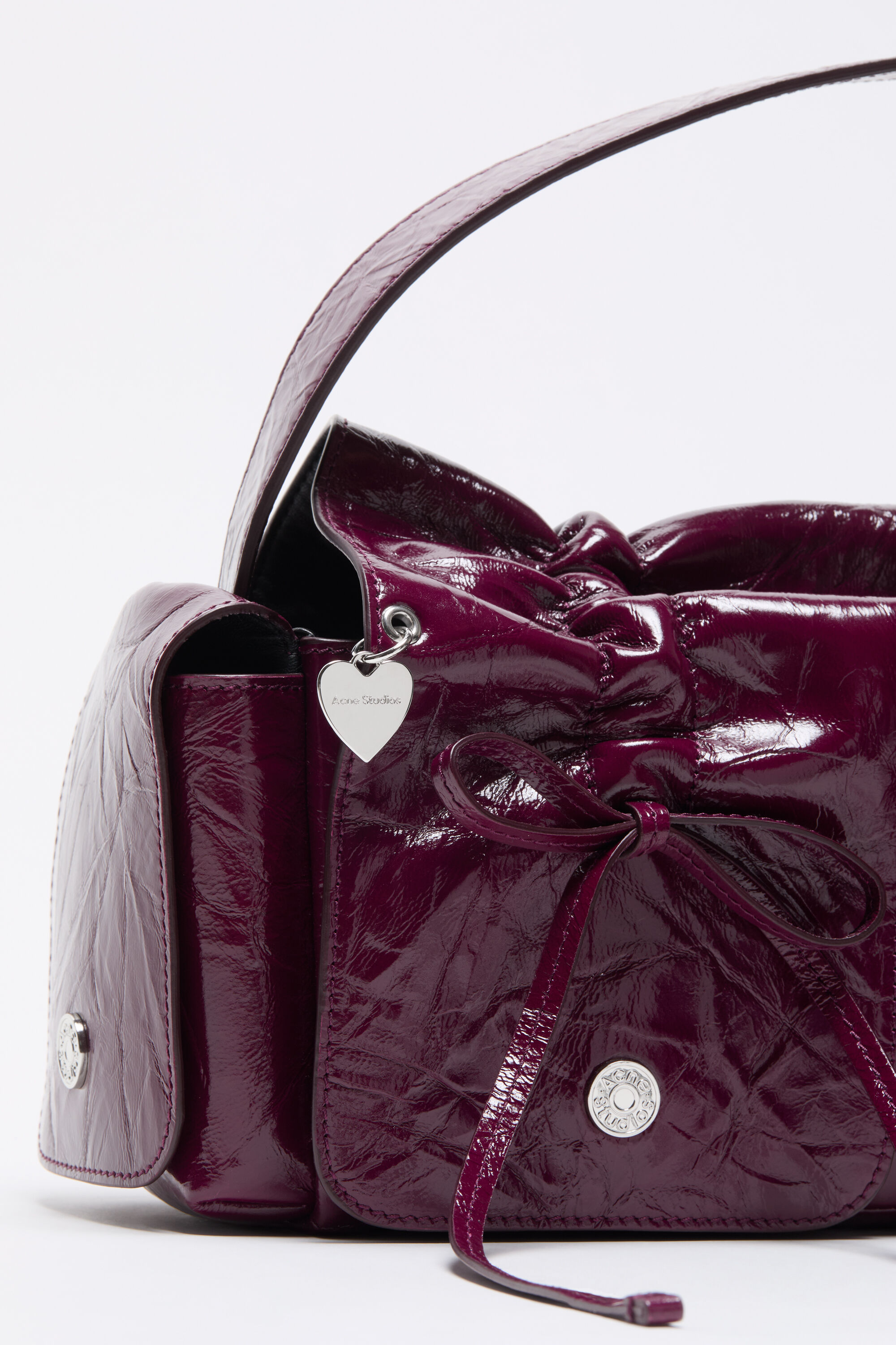 Acne Studios - Multipocket shoulder bag - Berry pink