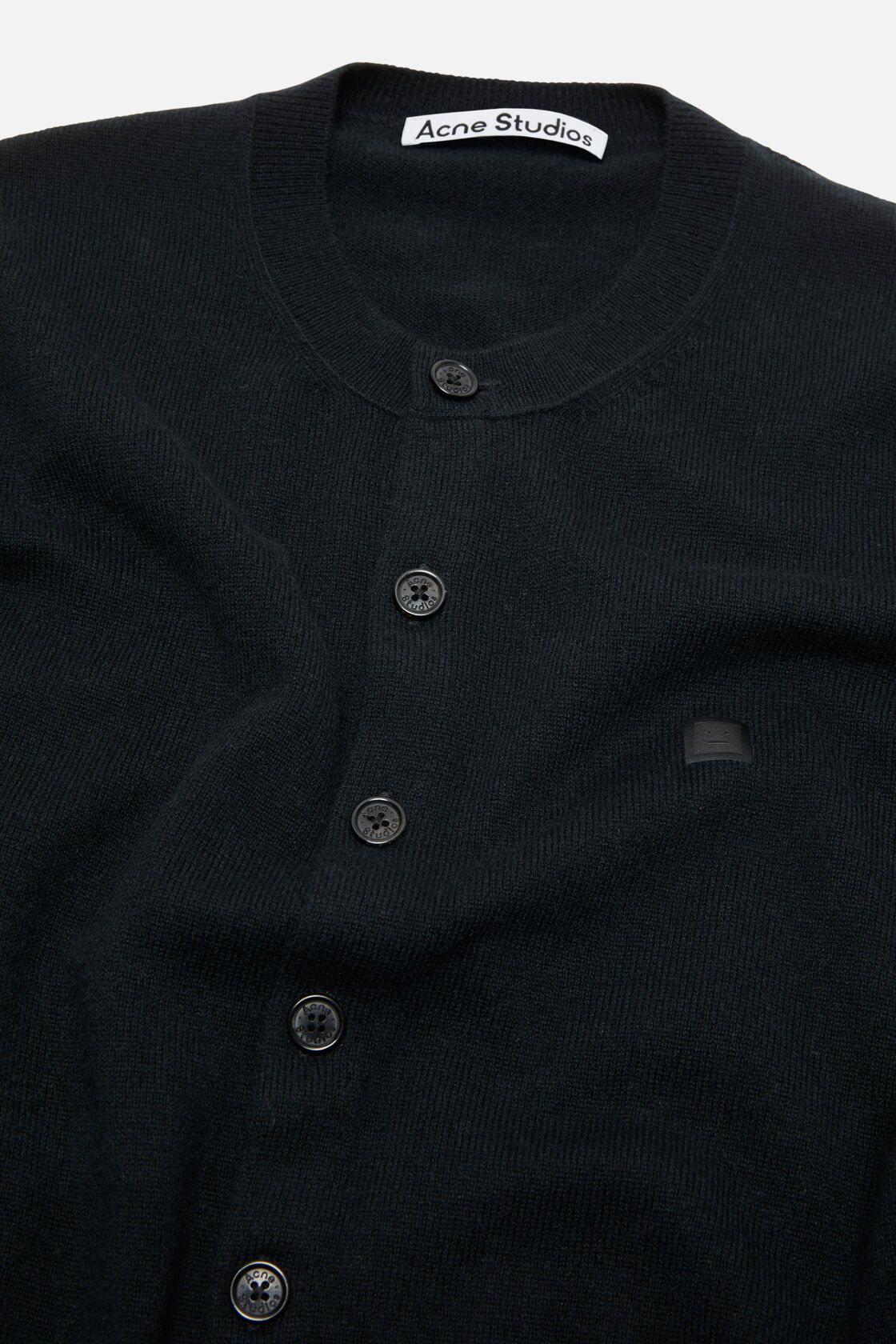 Fitted cardigan - yak wool, Black, 2000x