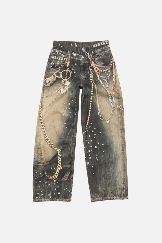 Acne Studios 1981 U TLO Biker CNY 2026, Black/multi