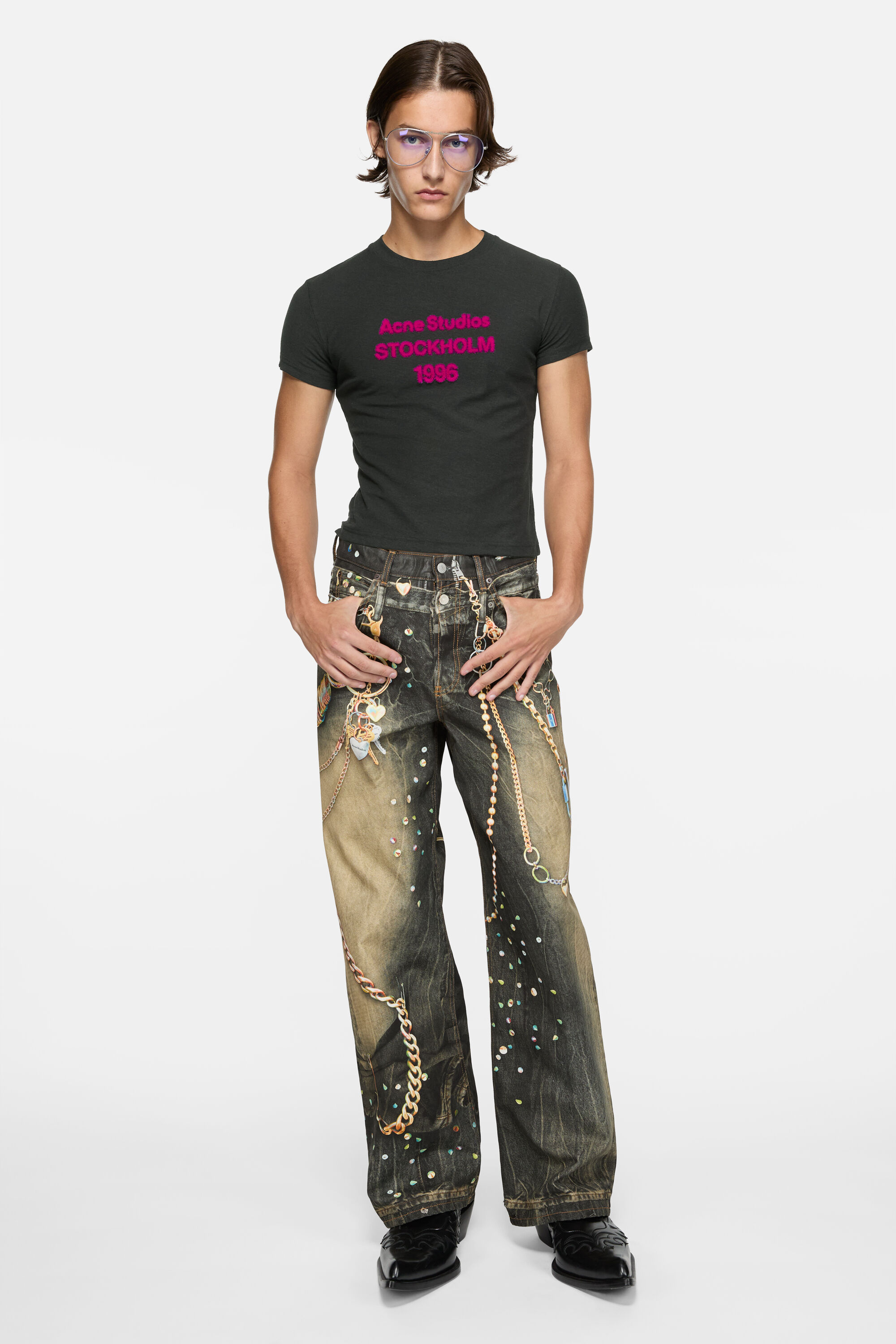 Acne Studios - 1996 logo t-shirt - Black