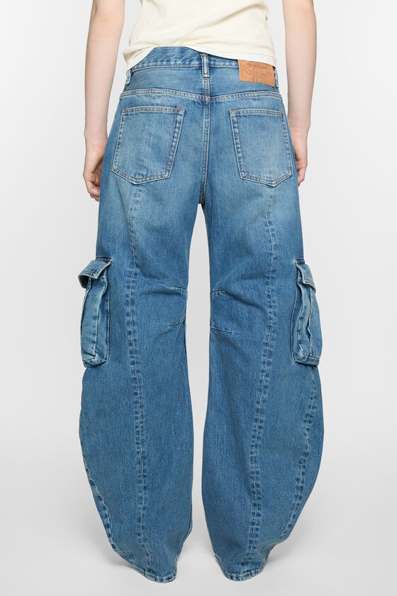 Acne Studios - デニムカーゴトラウザーズ - ミッドブルー