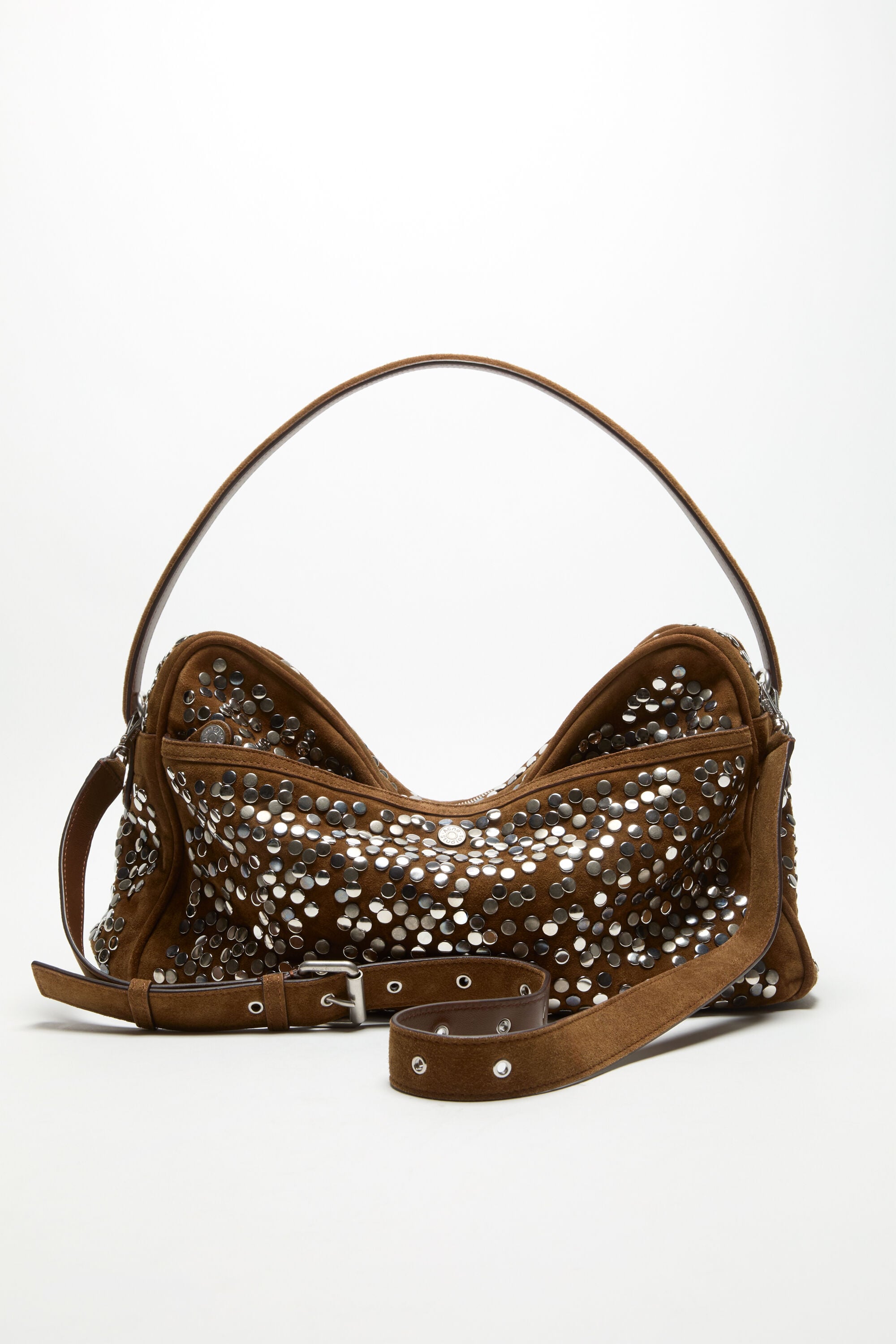 Acne Studios - Camero Camera bag with rivets - Cognac brown