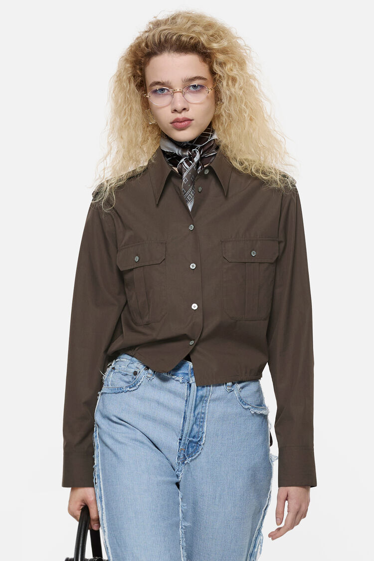 RW-WN-SHIR000008, Cacao brown
