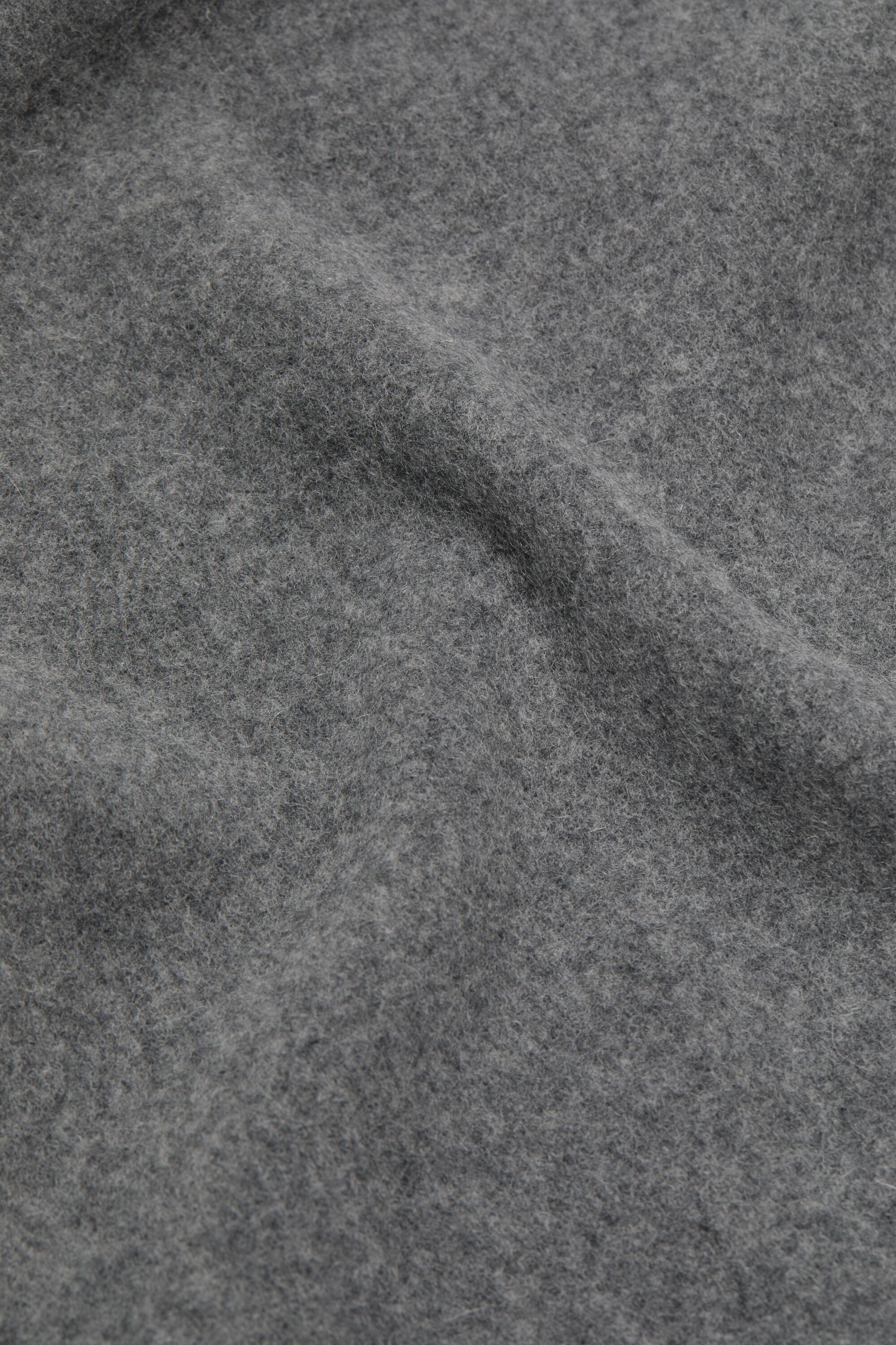 acne studios フリンジスカーフ　ナロー　グレー Acne Studios - カシミアフリンジスカーフ - ナロー - グレーメランジ