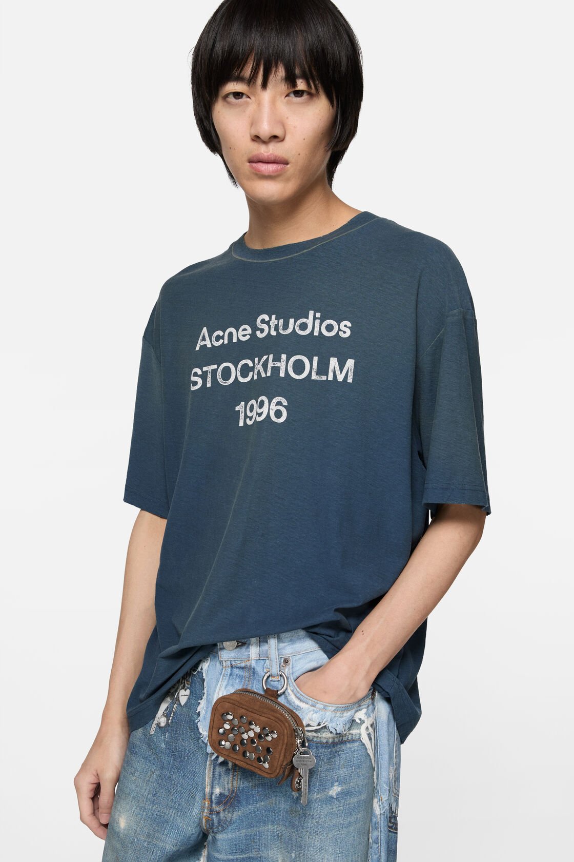 Logo t-shirt - relaxed fit, Deep blue, 2000x