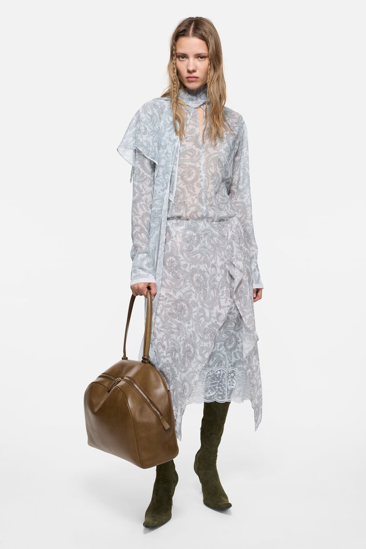 RW-WN-SHIR000036, Light blue/beige
