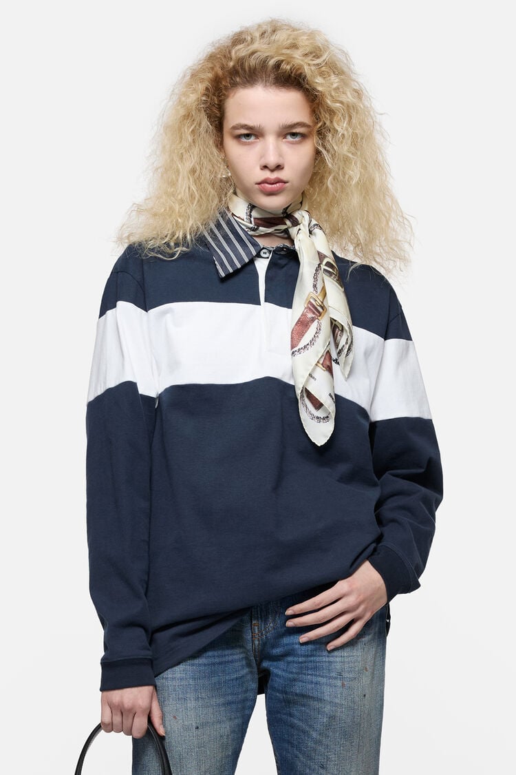RW-MN-SWEA000006, Bleu marine/blanc