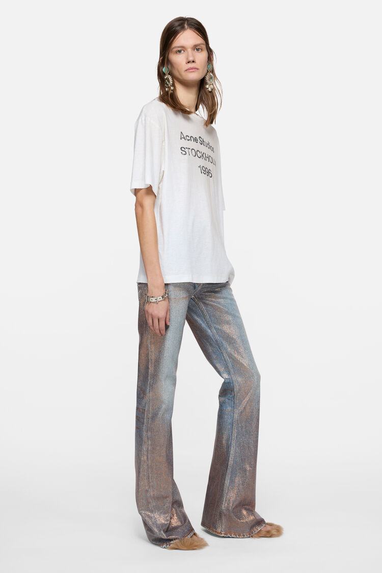 Acne Studios 2025F Glitter Dawn, Rose copper/light blue