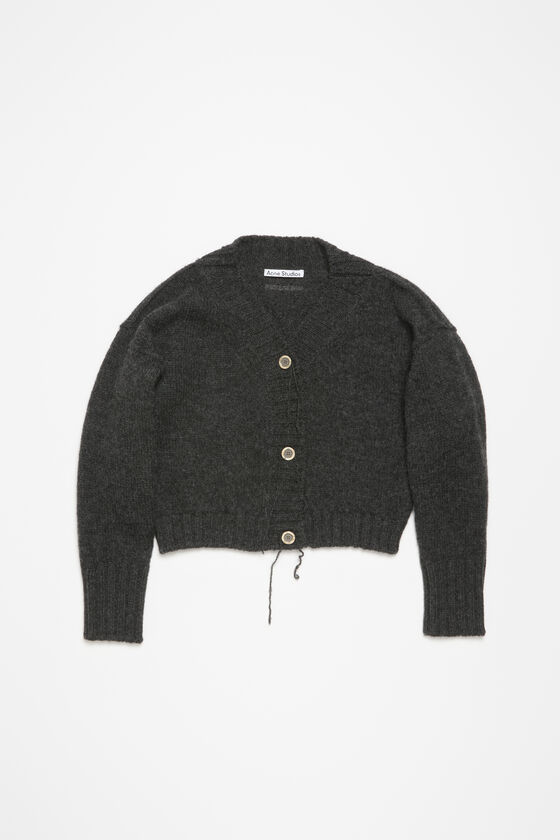 Acne Studios - Knit cardigan - Anthracite grey 