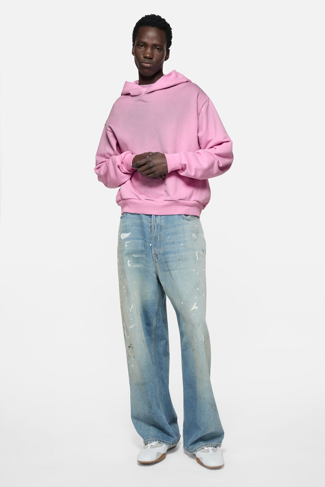 Fleece logo hoodie, Cotton candy pink, 2000x