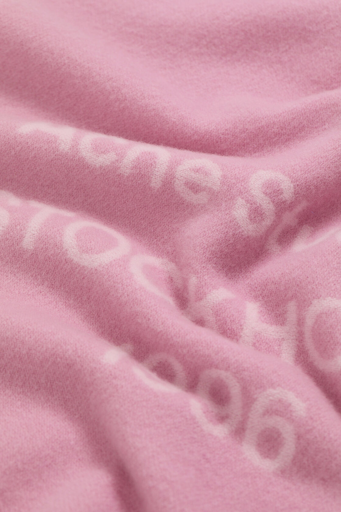 徽标围巾 - 宽版, 糖果粉, 2000x