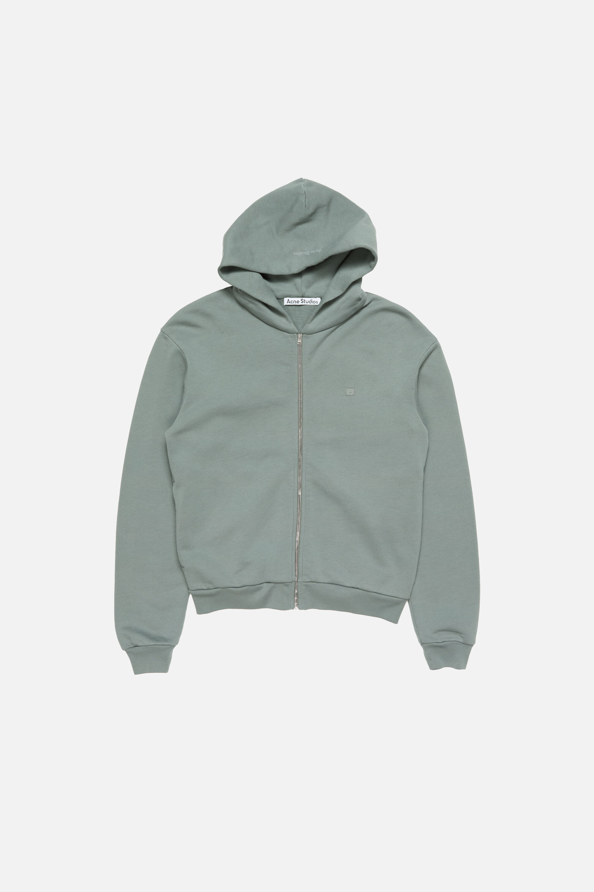 Acne Studios - Hooded zipper sweater - Stone grey