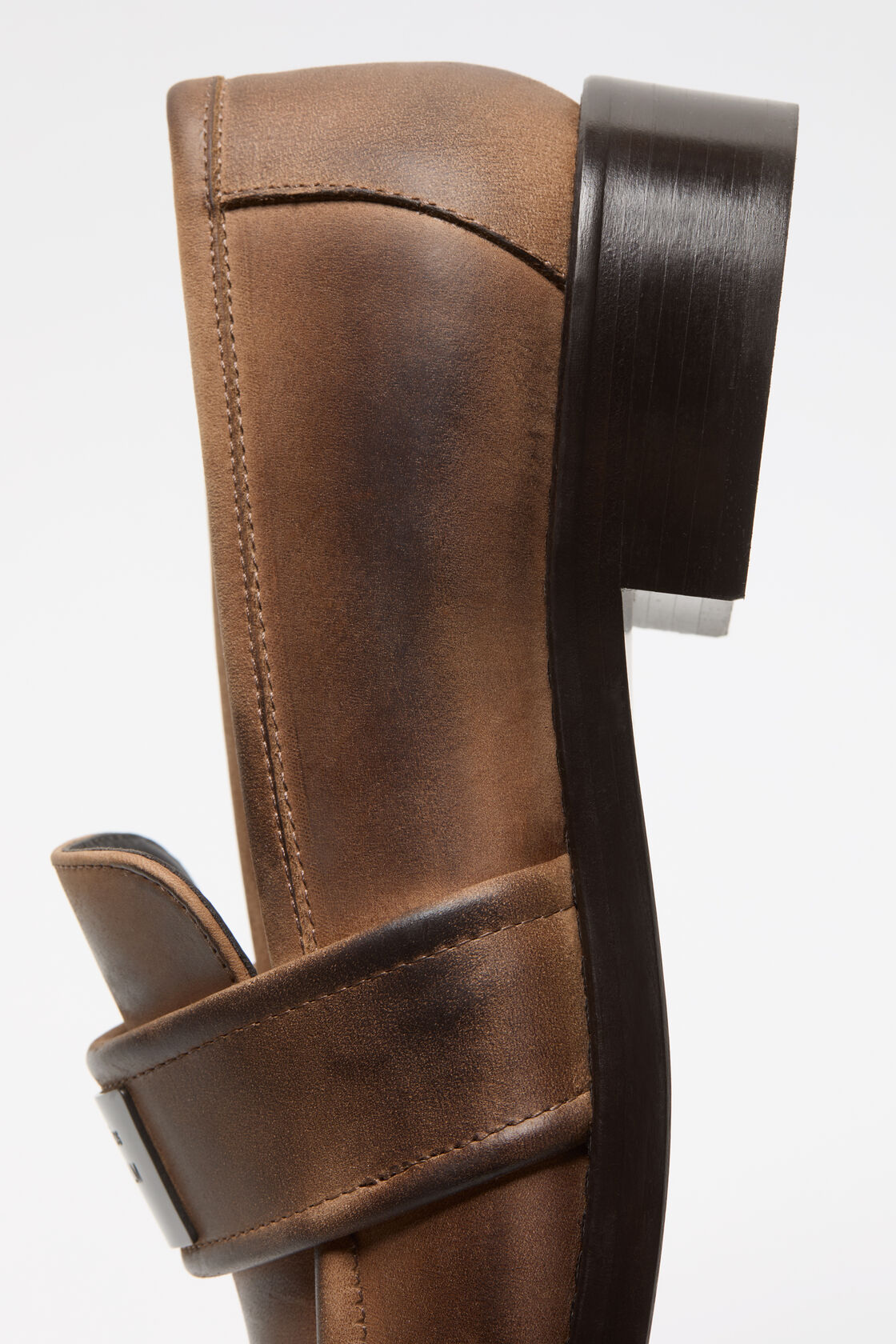 Vintage leather loafers, Brown, 2000x