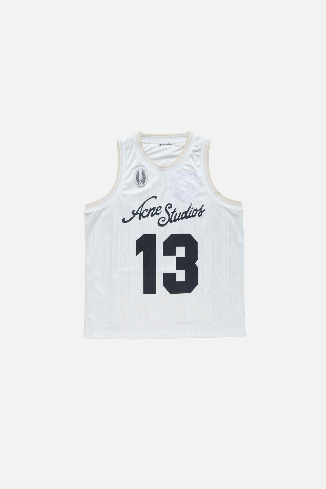 Sports jersey tank top, White, 2000x