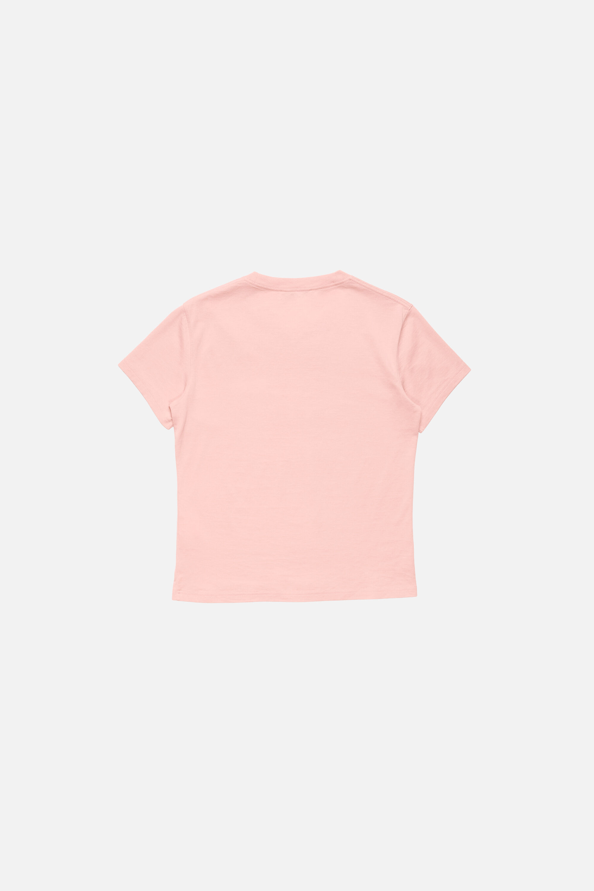 Acne Studios - Fitted t-shirt with logo - Faded pink