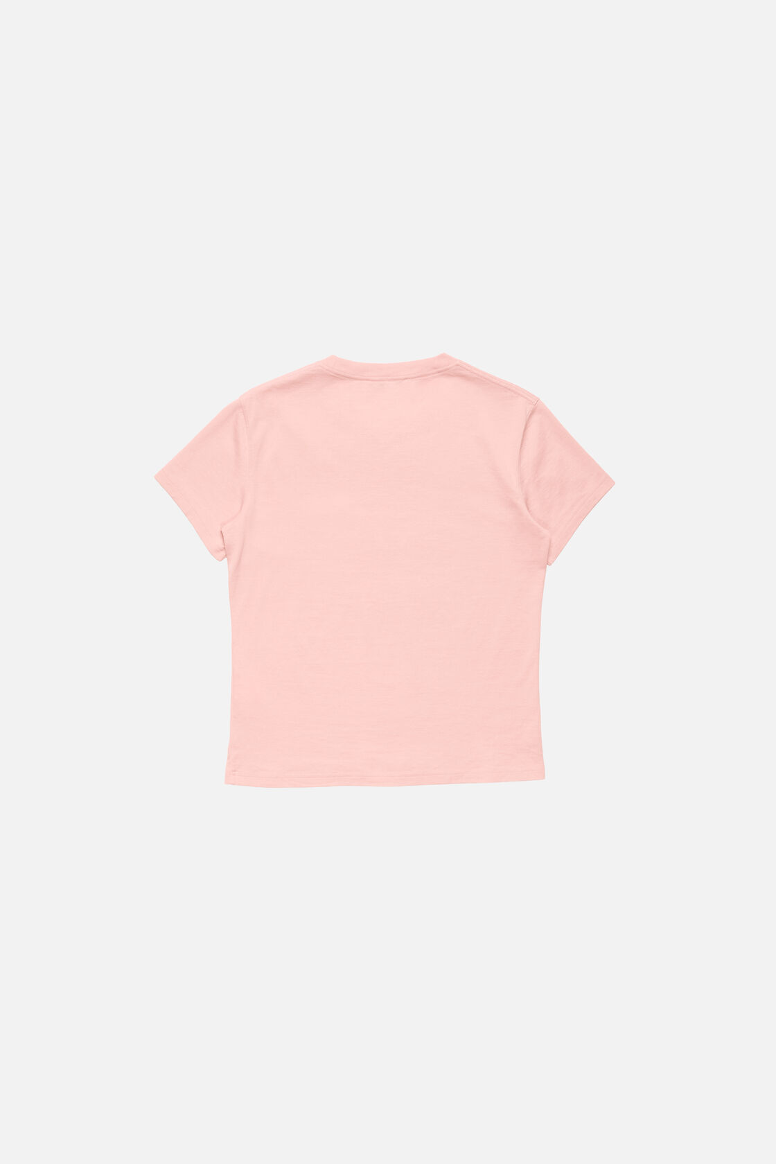 Fitted t-shirt with logo, Faded pink, 2000x