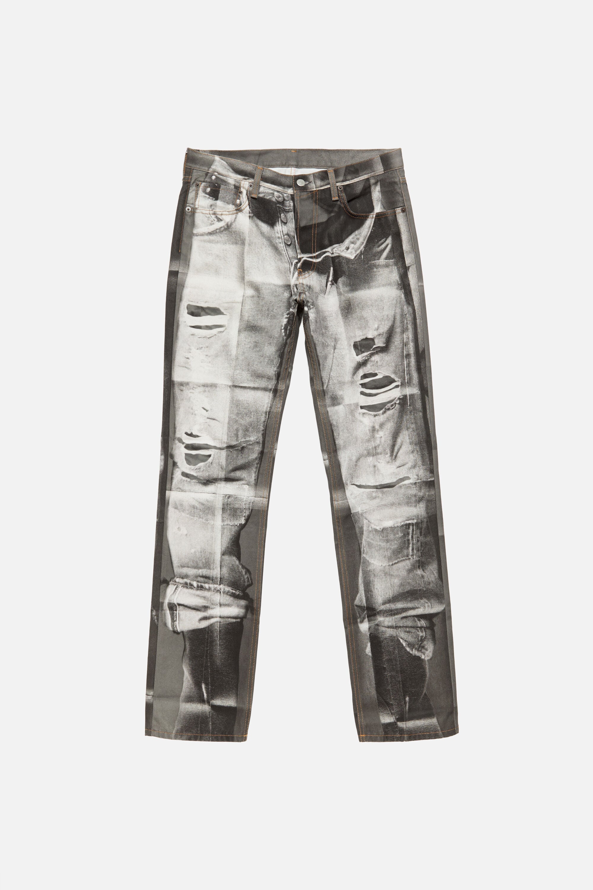 Acne Studios - トロンプルイユフォトコピージーンズ - 1996M