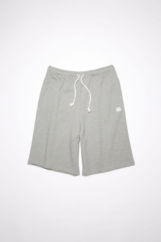 Acne Studios - Fleece sweat shorts - Light Grey Melange