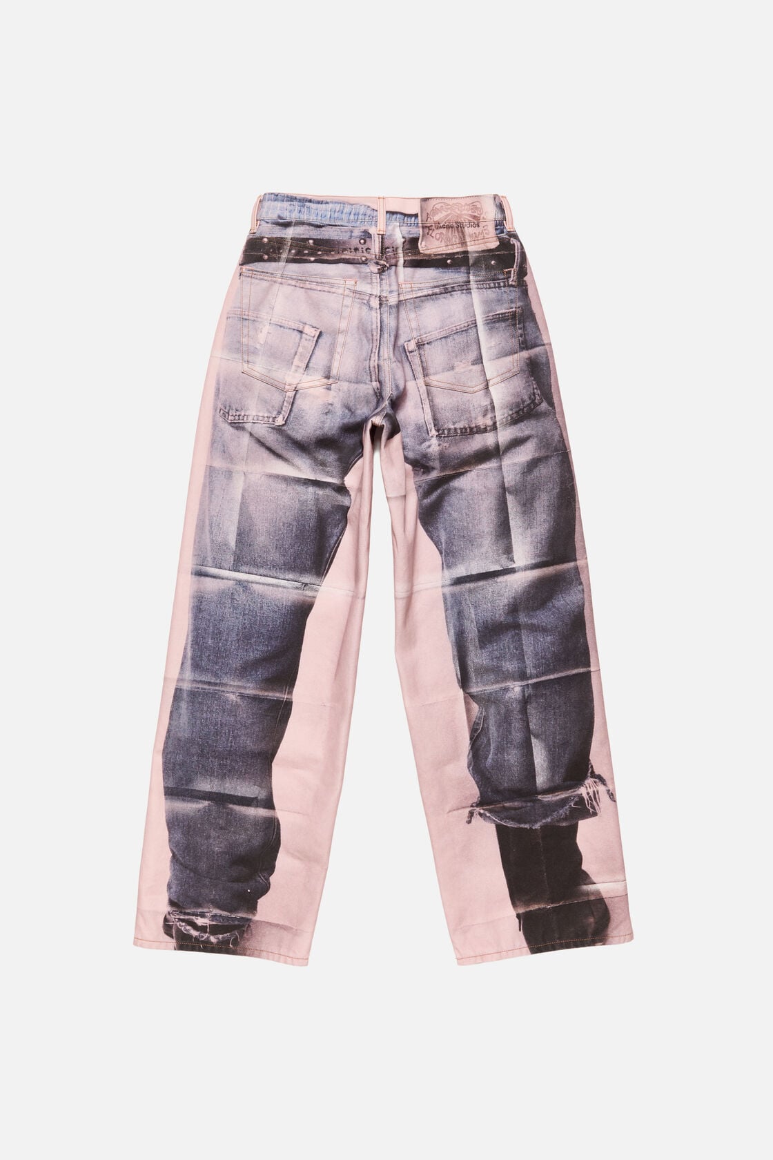 Trompe-l'&oelig;il jeans - 1981, Pink/blue, 2000x