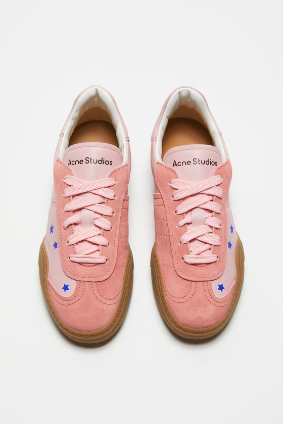 Acne Studios - Lace-up sneakers - Peach pink/brown