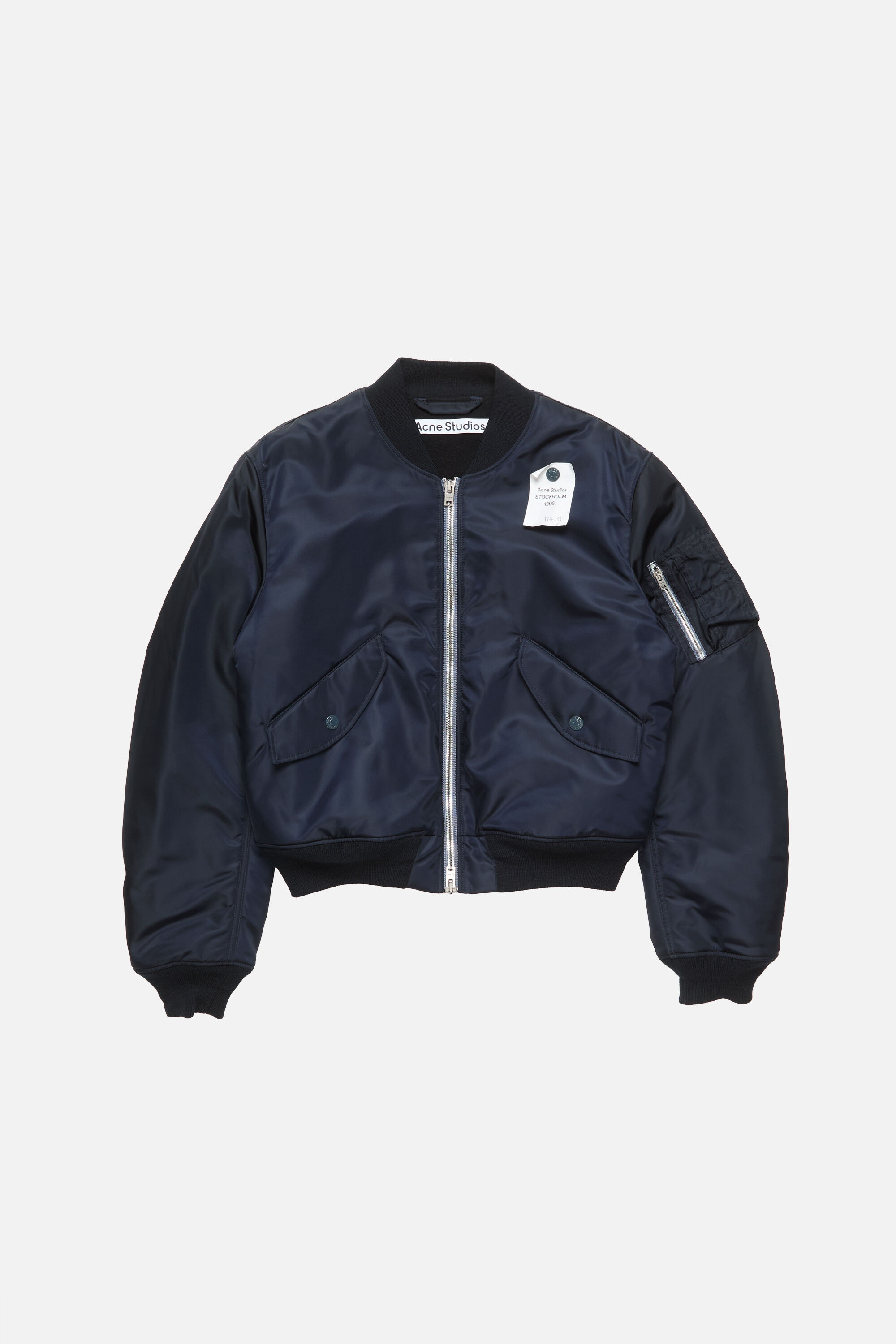 Acne Studios - Nylon bomber jacket - Evening blue