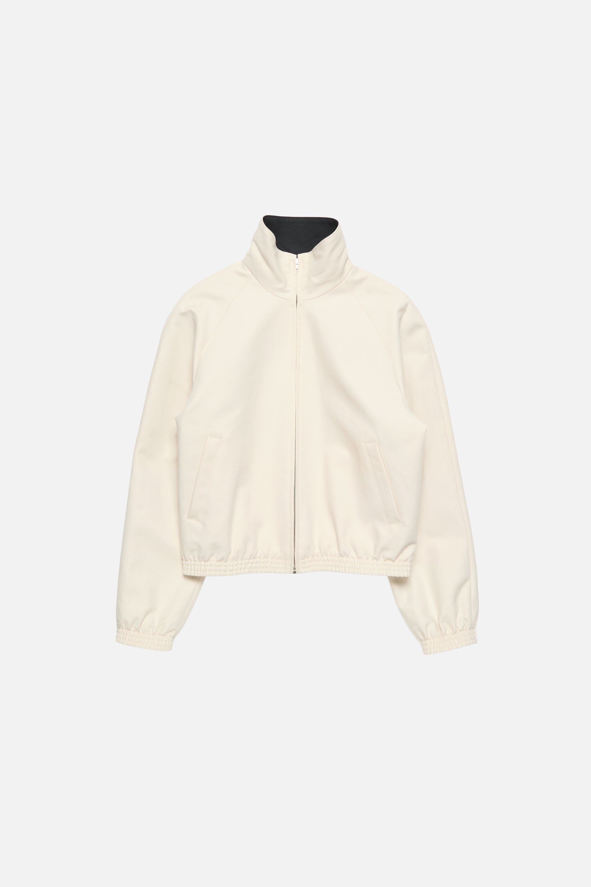 Acne Studios - サテンロゴジャケット - ライトトープ