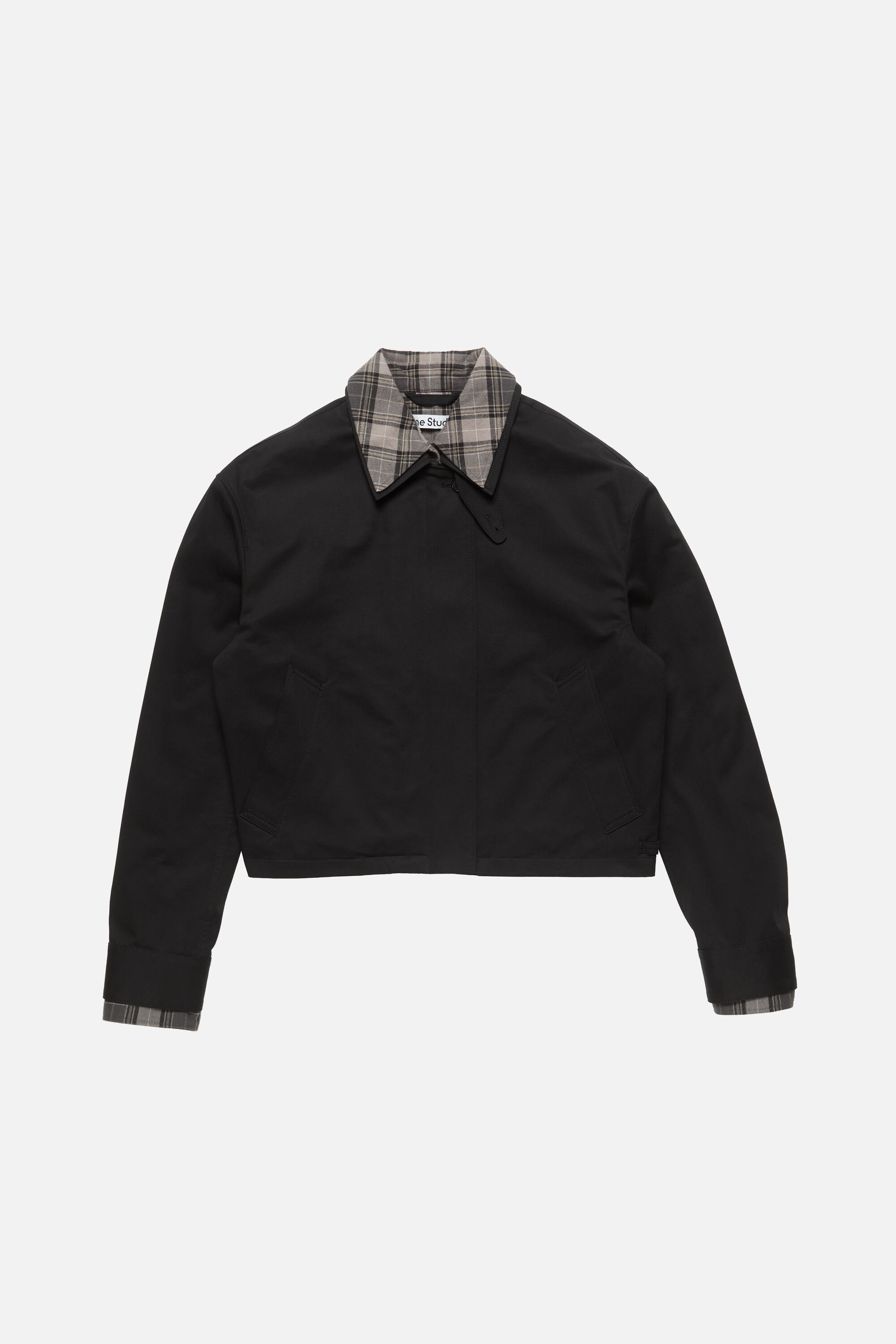 Acne Studios - Layered twill jacket - Black