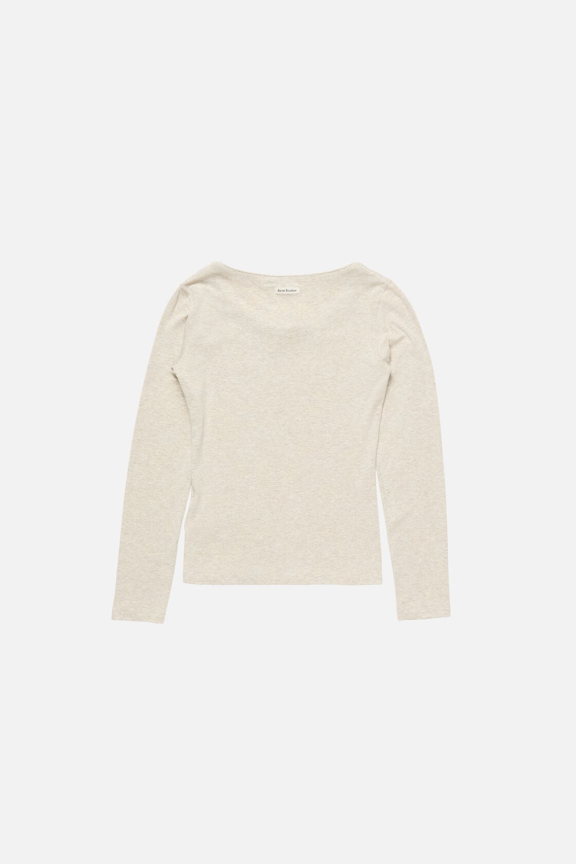 Jersey t-shirt with bow, Beige melange, 2000x