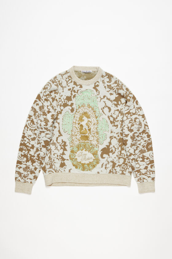 FN-MN-KNIT000470, Jade green/off white