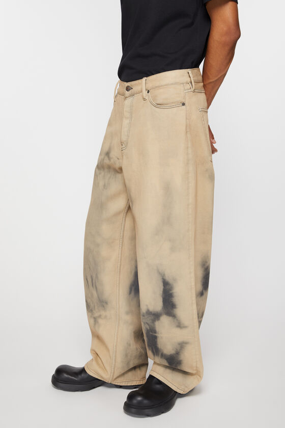 Acne Studios - Loose fit jeans - 1981M - Beige/black