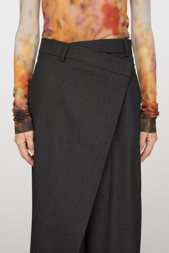 Acne Studios - Tailored wrap trousers - Grey