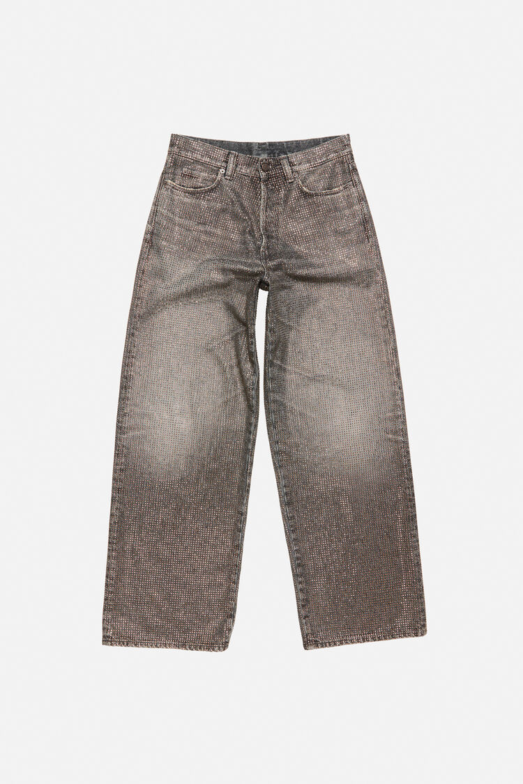 Acne Studios 1981 U Shimmy Goth, Washed Black