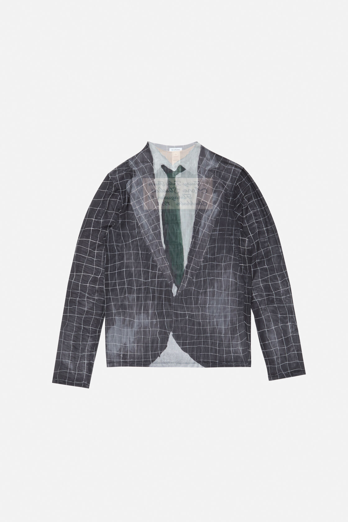 Mesh print t-shirt, Black Multicolor, 2000x