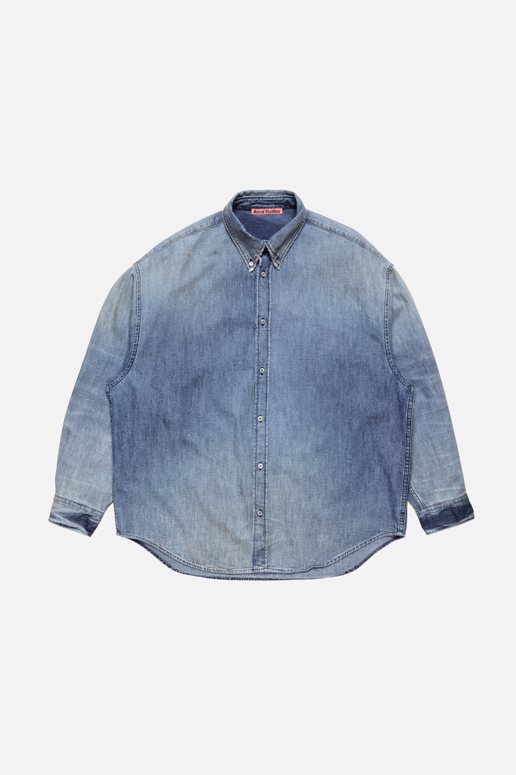 Acne Studios - ボタンアップ デニムシャツ - ミッドブルー