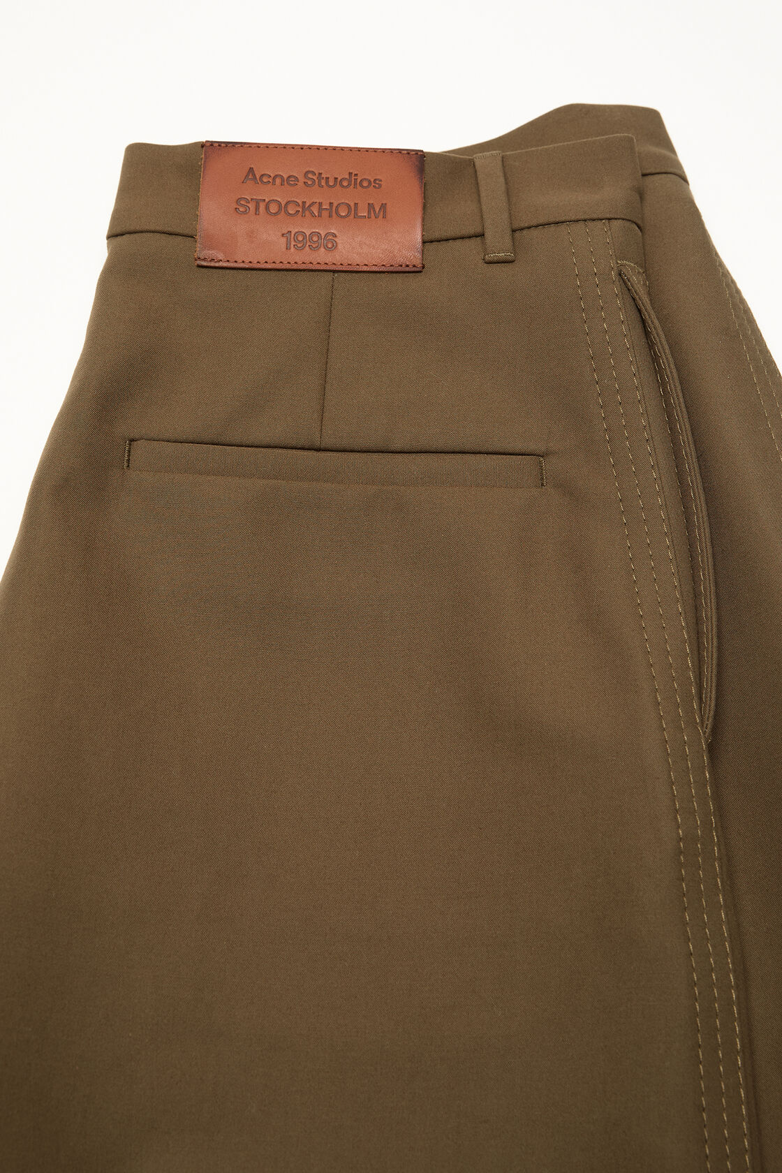 Twill trousers, Olive green, 2000x