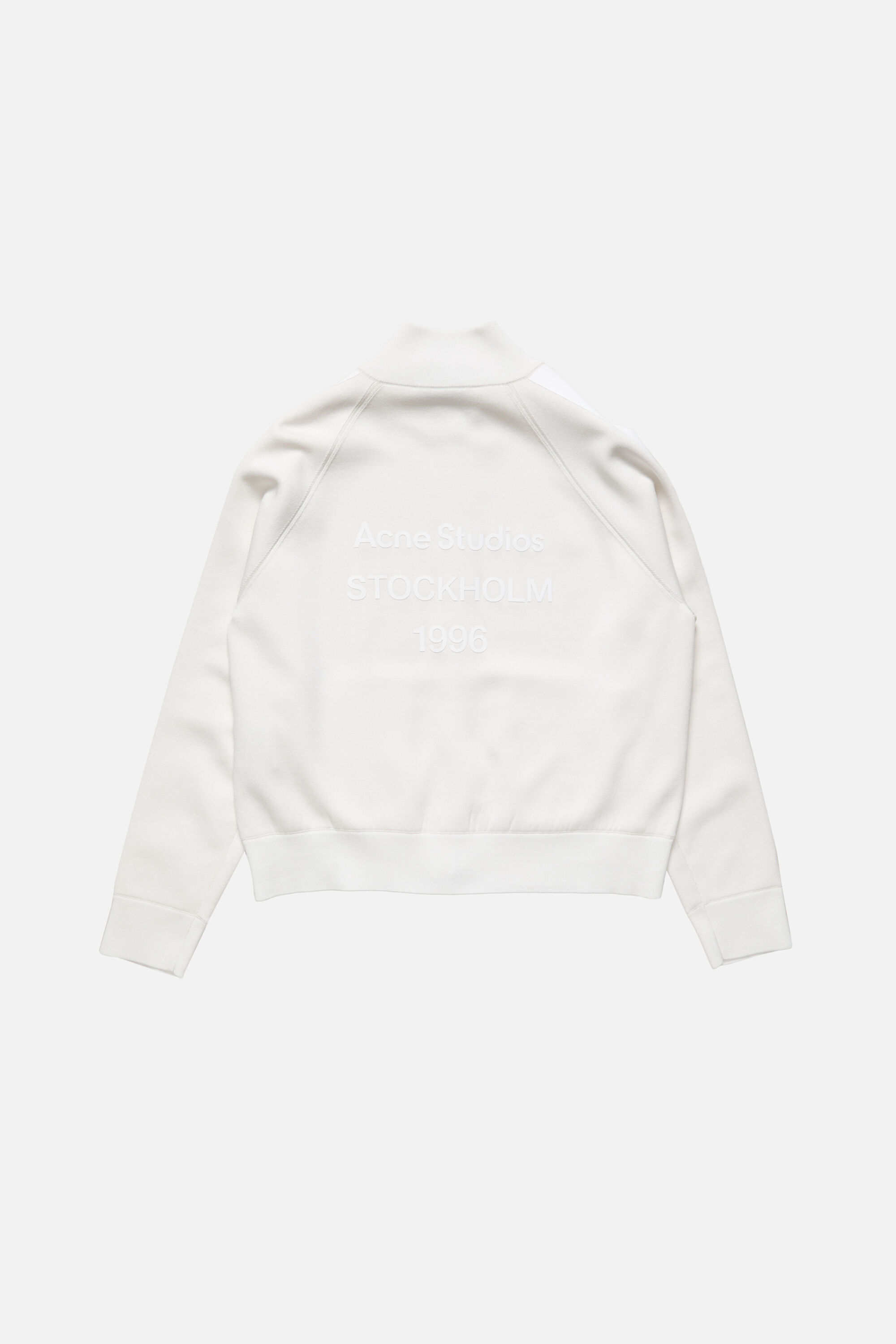 Acne Studios - ロゴジップカーディガン - コールドホワイト