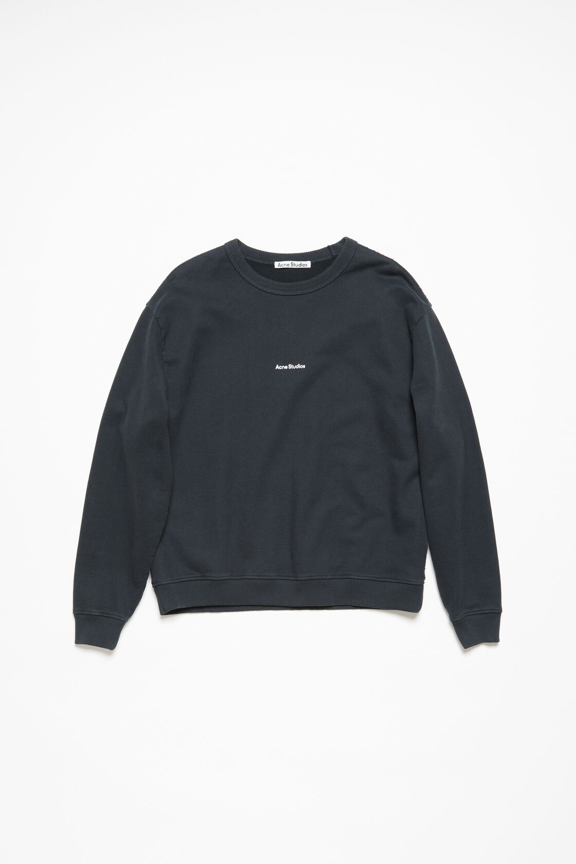 Stamp logo sweatshirt, Black, 2000x
