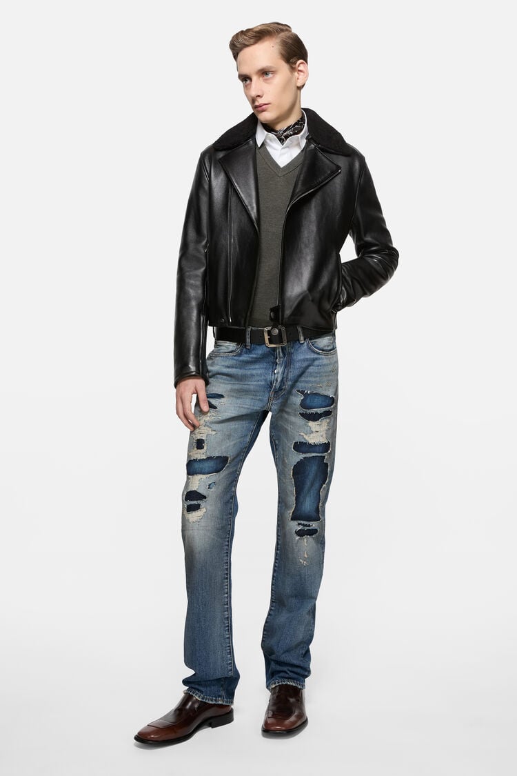 RW-MN-LEAT000015, Black