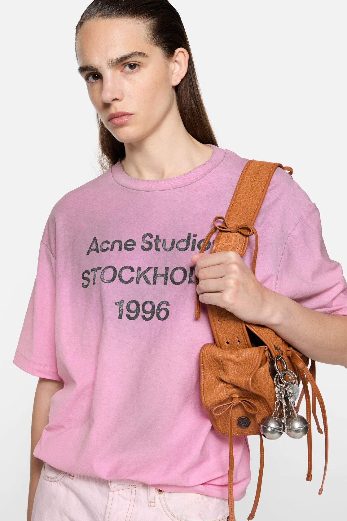 Logo t-shirt - Relaxed fit, Cotton candy pink, 2000x